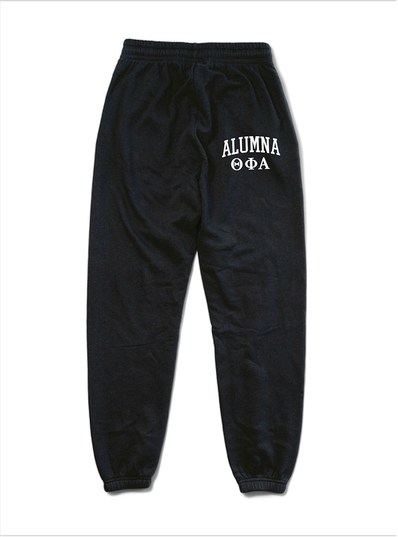 Black and White Sorority Alumna Matching Set Joggers