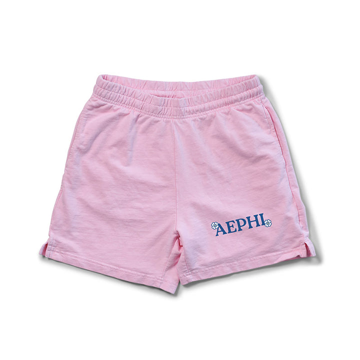 Bubblegum Floral Matching Set Light Weight Sorority Shorts