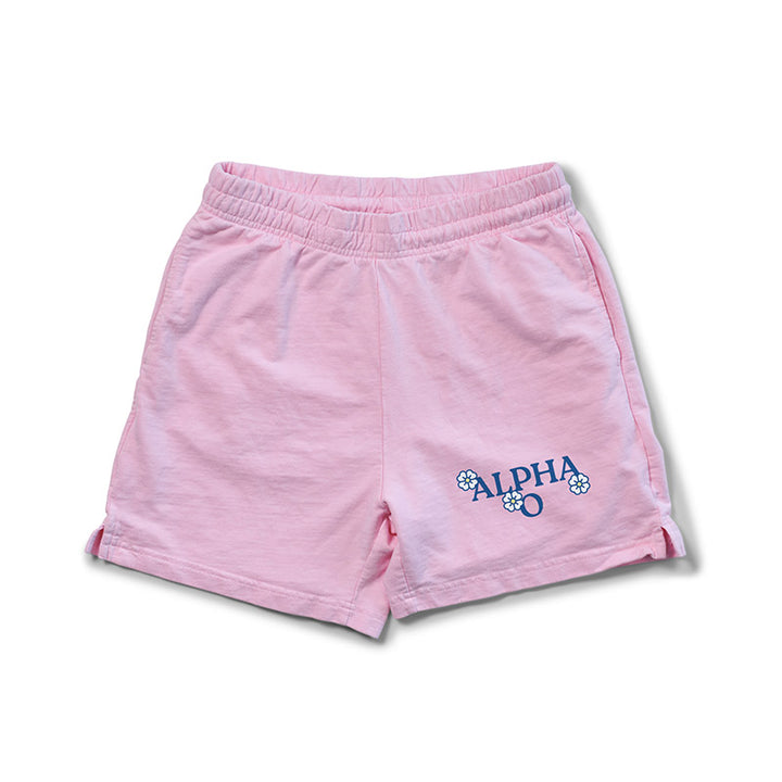 Bubblegum Floral Matching Set Light Weight Sorority Shorts