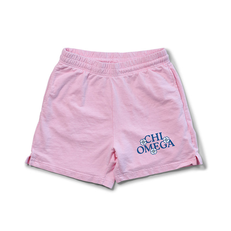 Bubblegum Floral Matching Set Light Weight Sorority Shorts