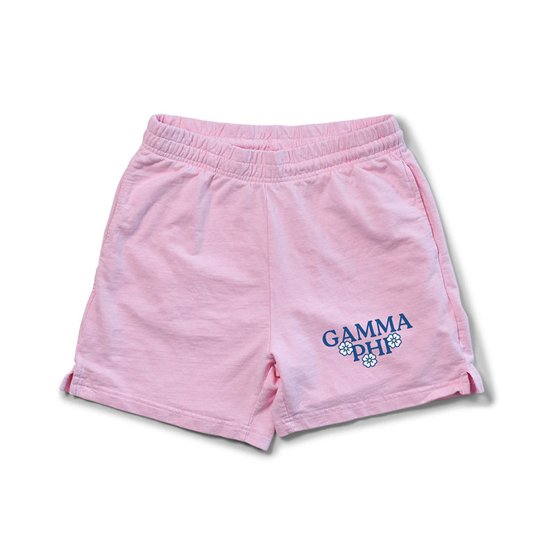 Bubblegum Floral Matching Set Light Weight Sorority Shorts