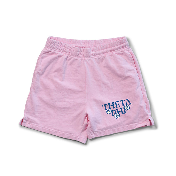 Bubblegum Floral Matching Set Light Weight Sorority Shorts