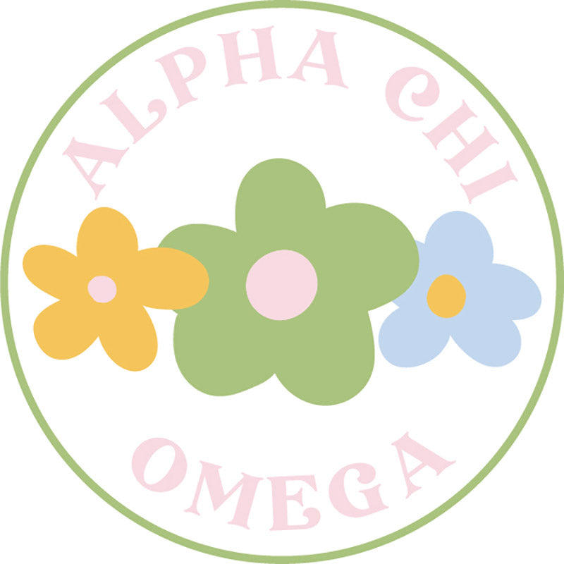 Floral Sorority Button