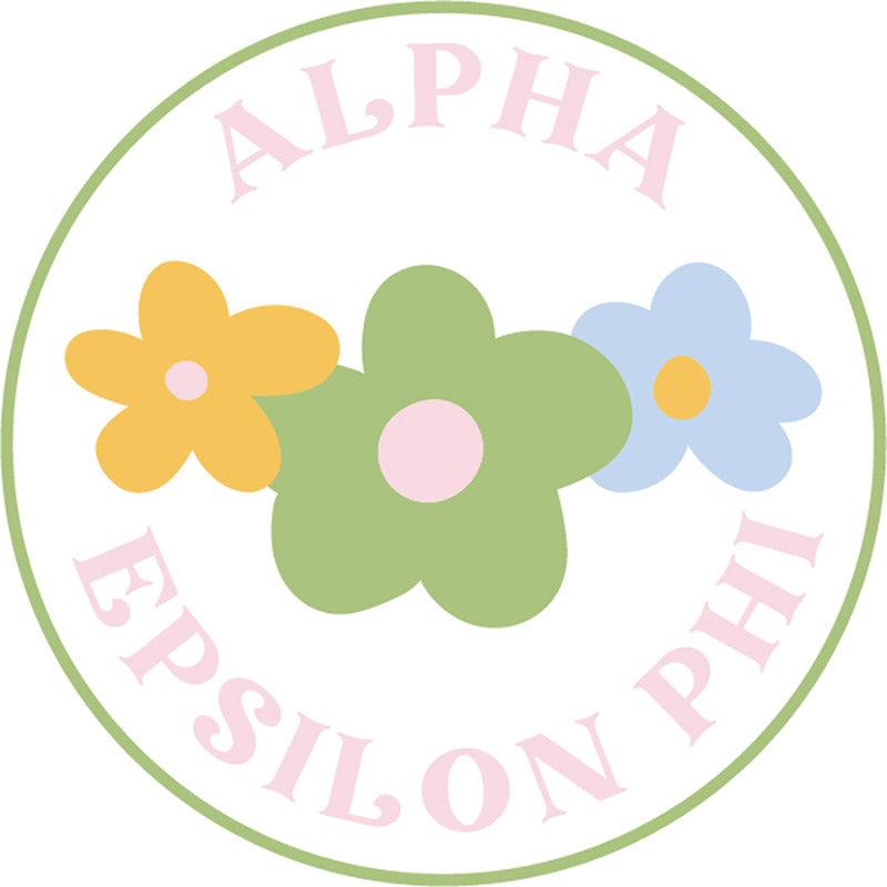 Floral Sorority Button