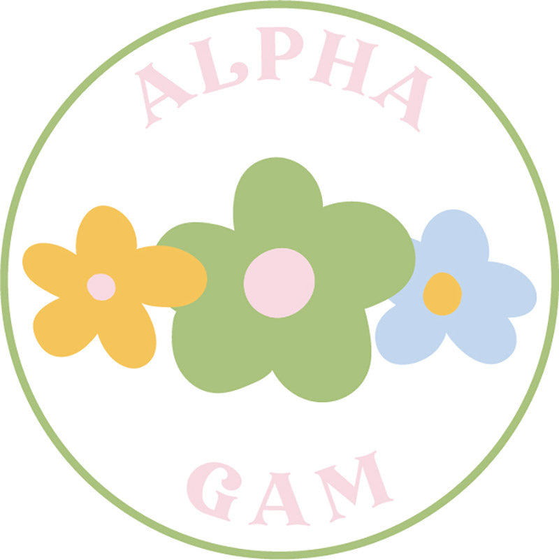 Floral Sorority Button