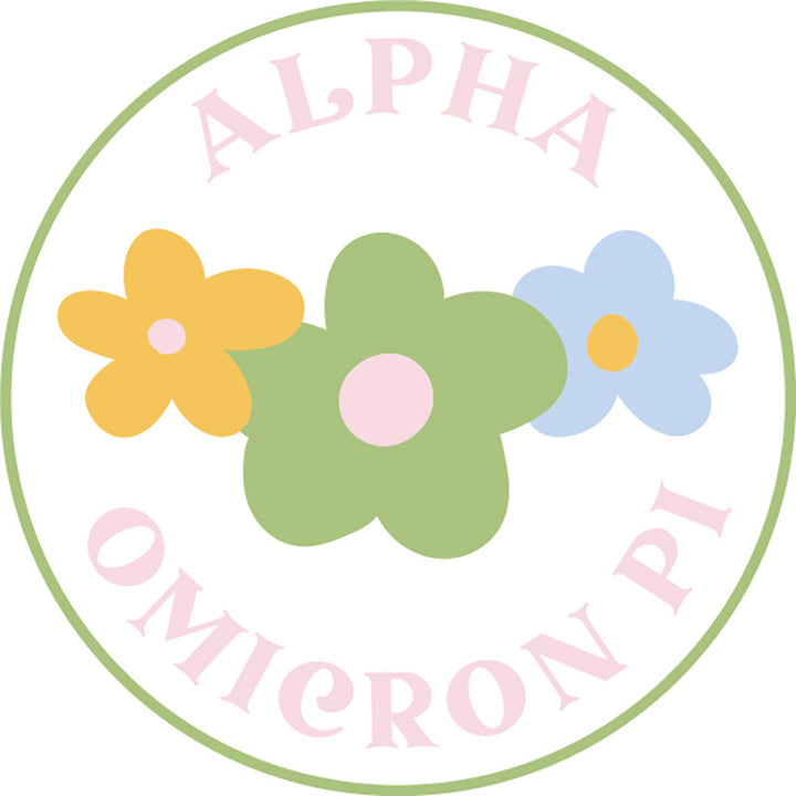 Floral Sorority Button