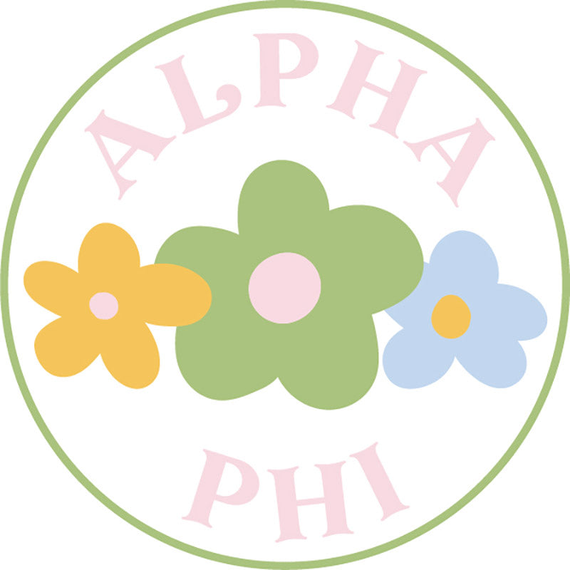 Floral Sorority Button