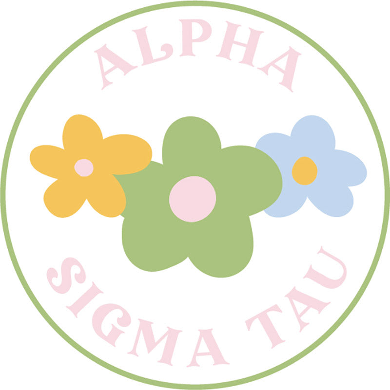 Floral Sorority Button