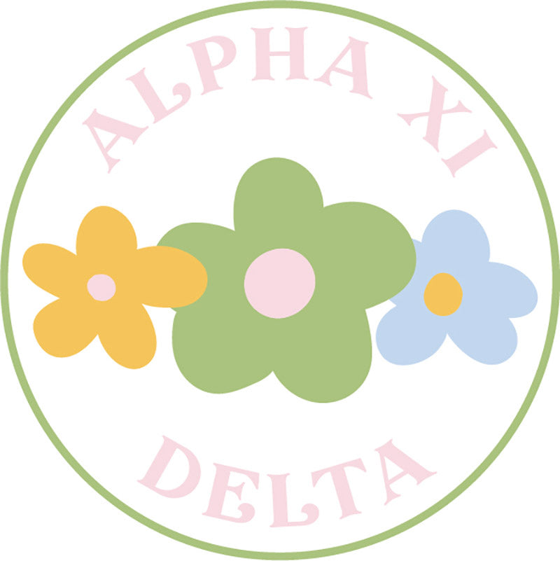 Floral Sorority Button