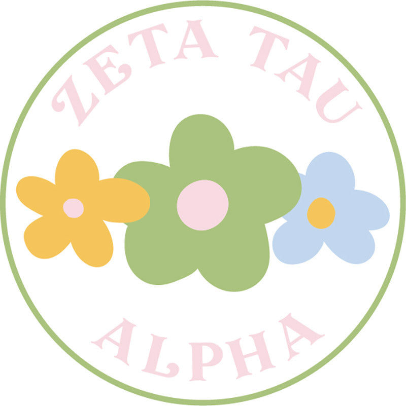 Floral Sorority Button