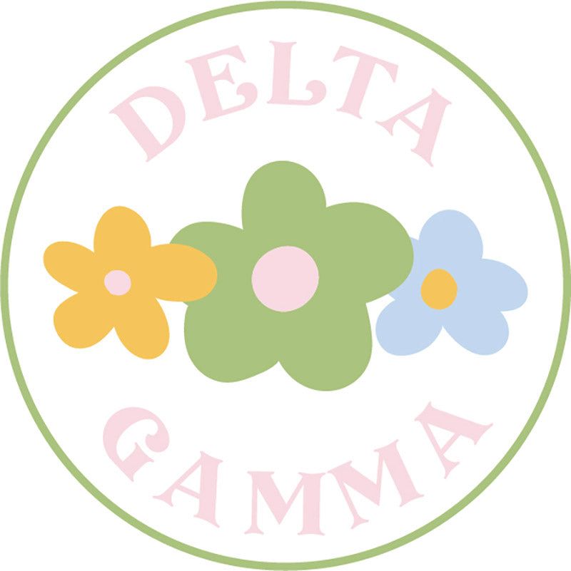 Floral Sorority Button