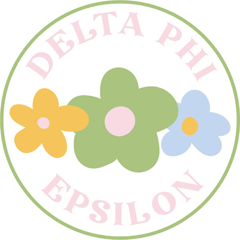 Floral Sorority Button