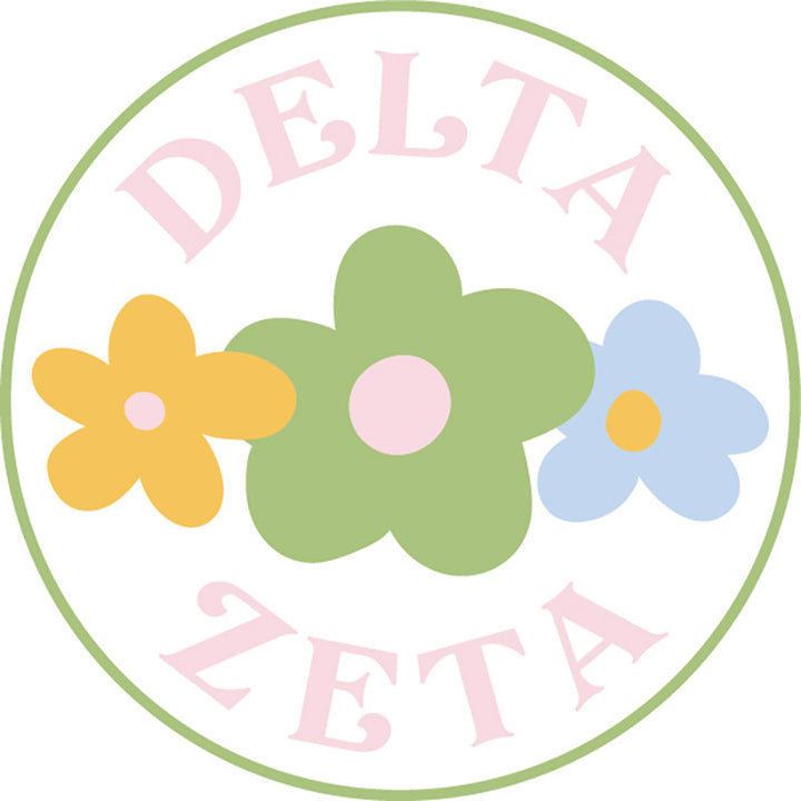 Floral Sorority Button