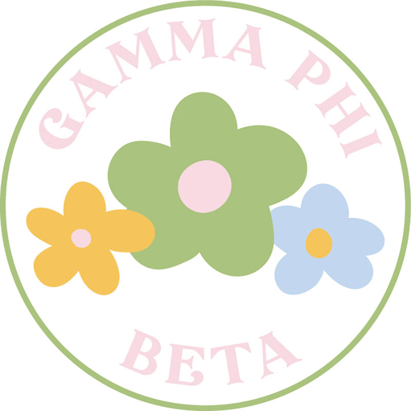 Floral Sorority Button