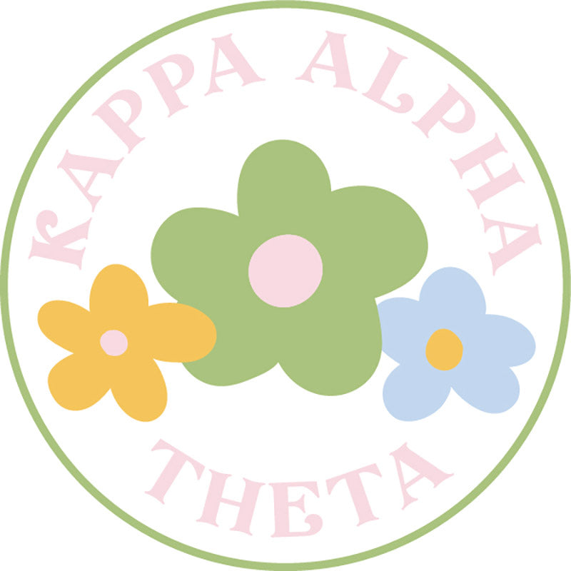 Floral Sorority Button