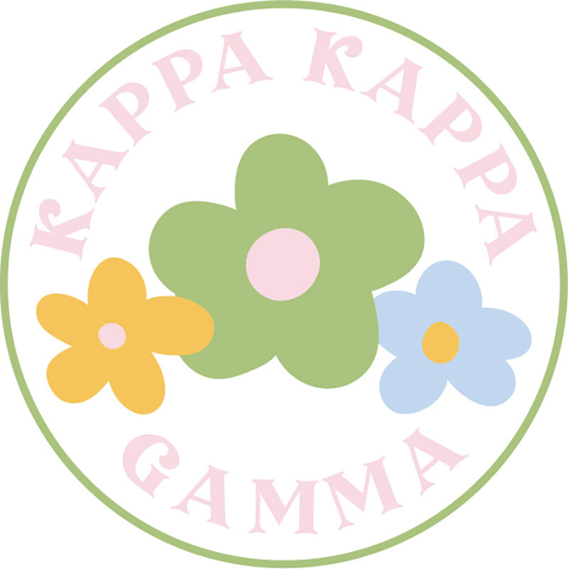 Floral Sorority Button