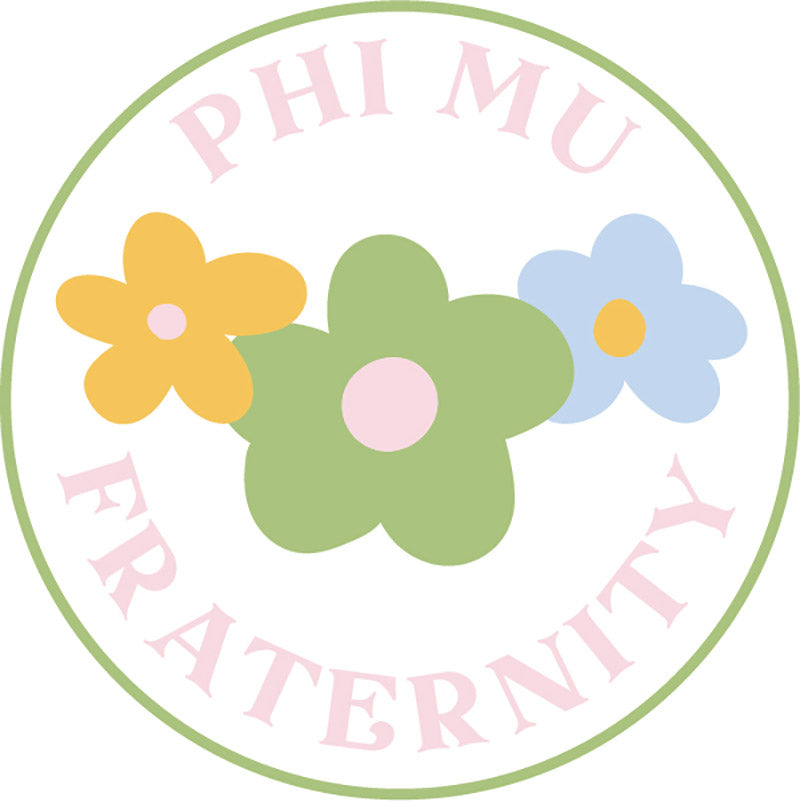 Floral Sorority Button