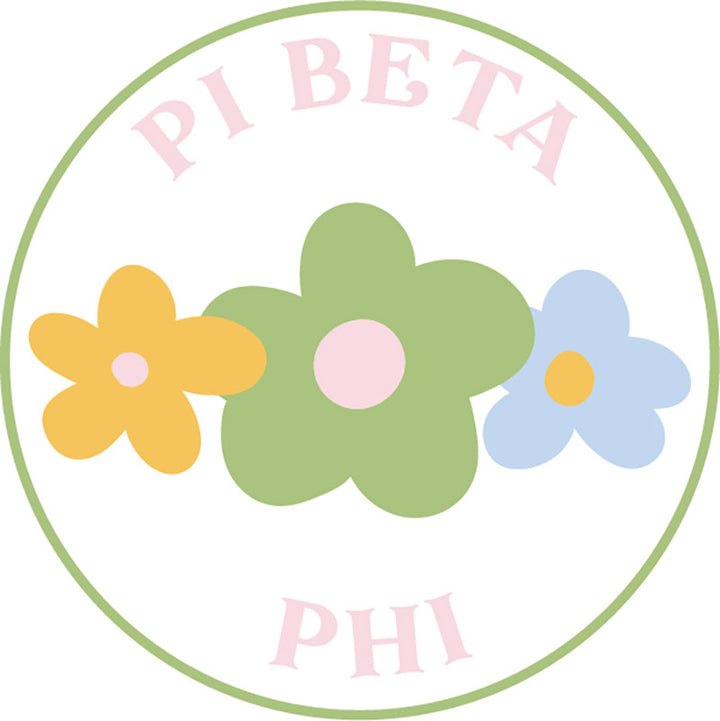 Floral Sorority Button