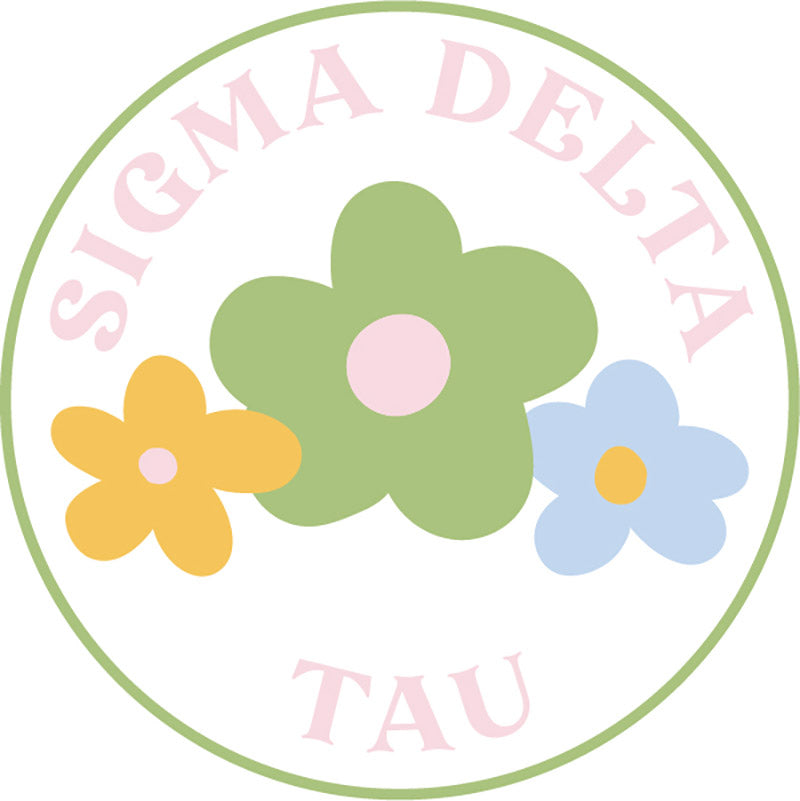 Floral Sorority Button