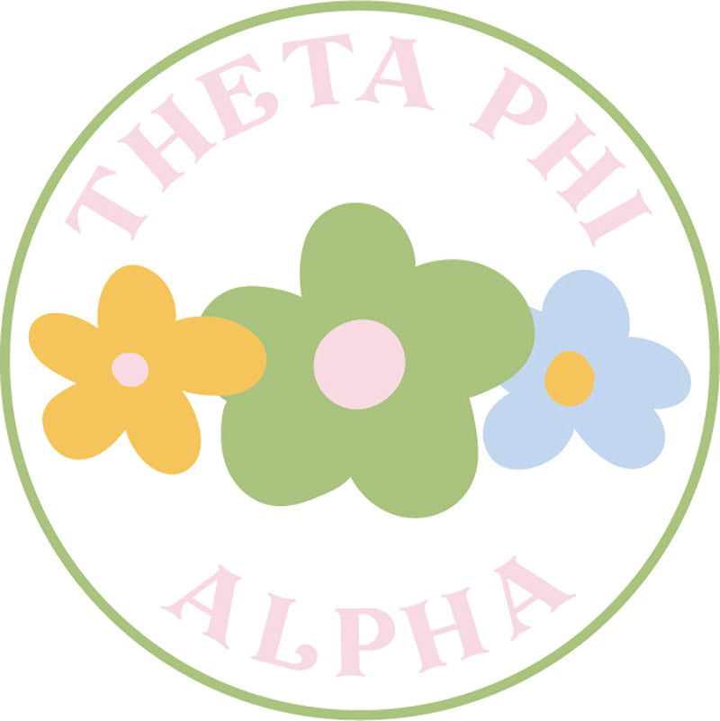 Floral Sorority Button