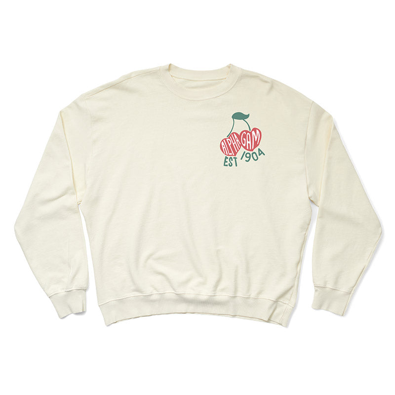 Cherry Vanilla Ice Matching Set Light Weight Sorority Crewneck - 2XL