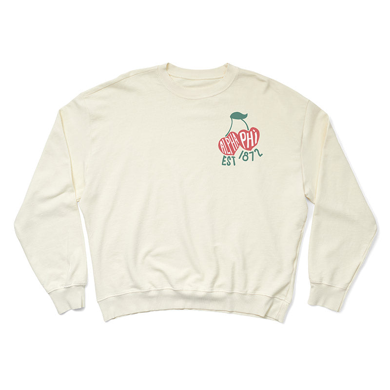 Cherry Vanilla Ice Matching Set Sorority Light Weight Crewneck