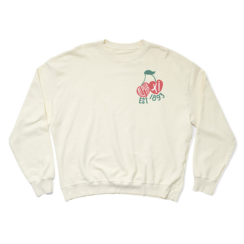 Cherry Vanilla Ice Matching Set Sorority Light Weight Crewneck