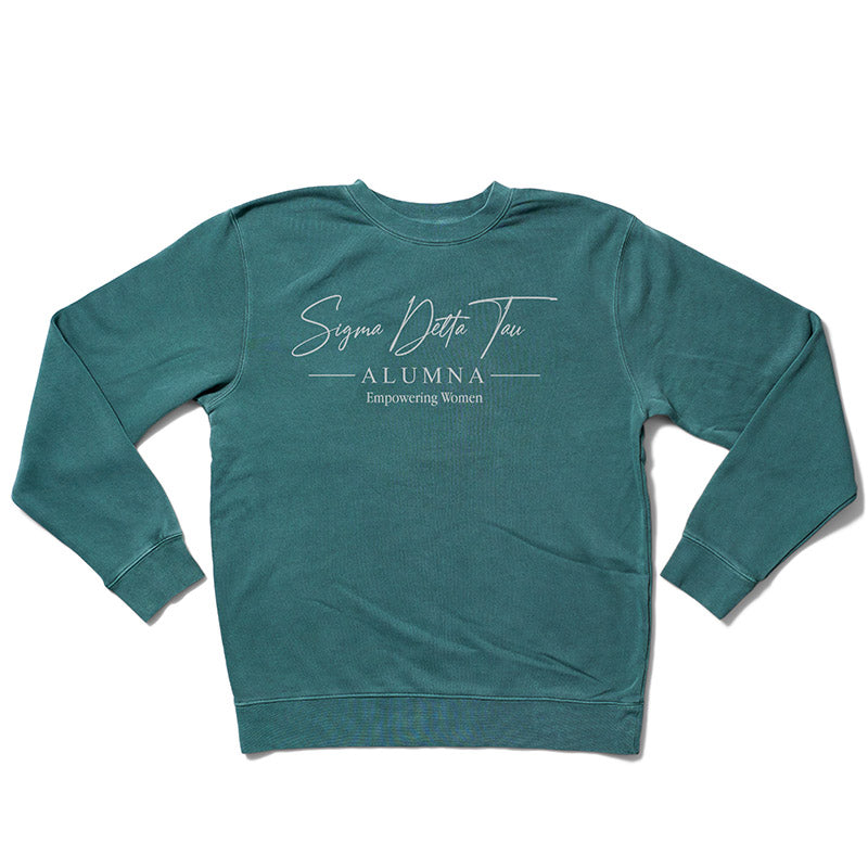 Green Alumna Sorority Crewneck