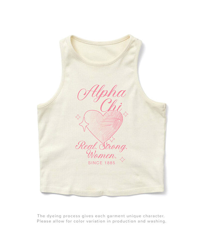 Heart Motto Vanilla Ice Sorority Tank - 2XL