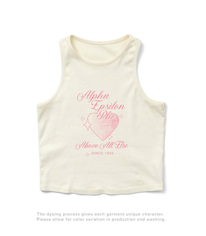 Heart Motto Vanilla Ice Sorority Tank - 2XL