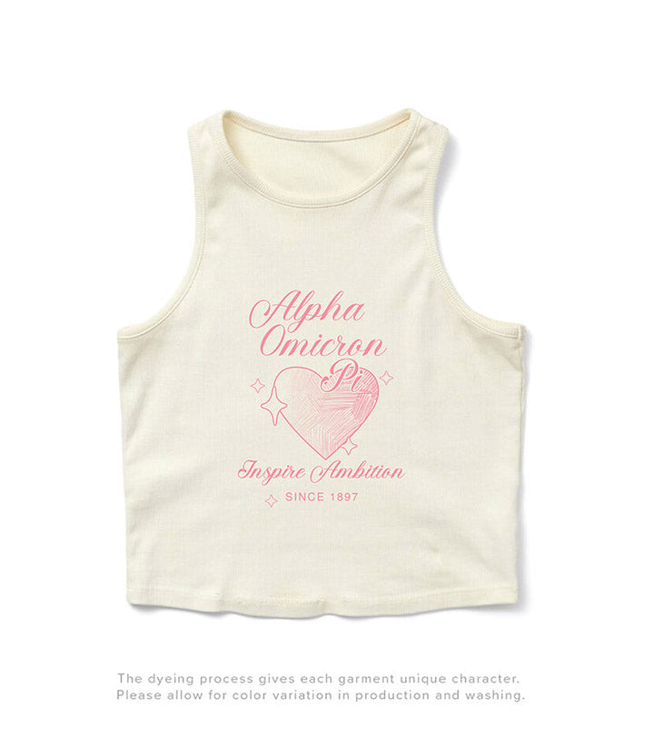 Heart Motto Vanilla Ice Sorority Tank - 2XL