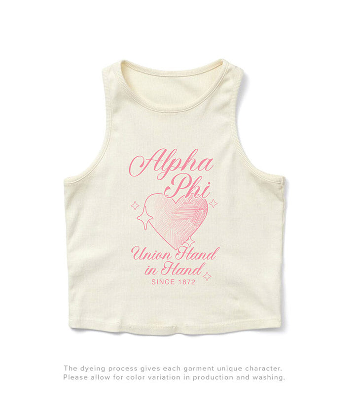 Heart Motto Vanilla Ice Sorority Tank - 2XL