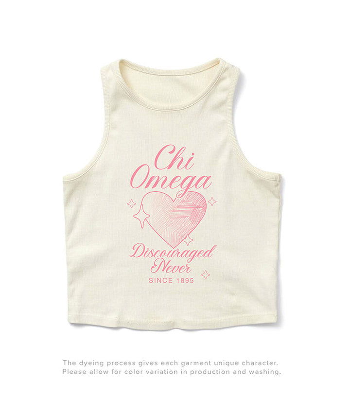 Heart Motto Vanilla Ice Sorority Tank - 2XL