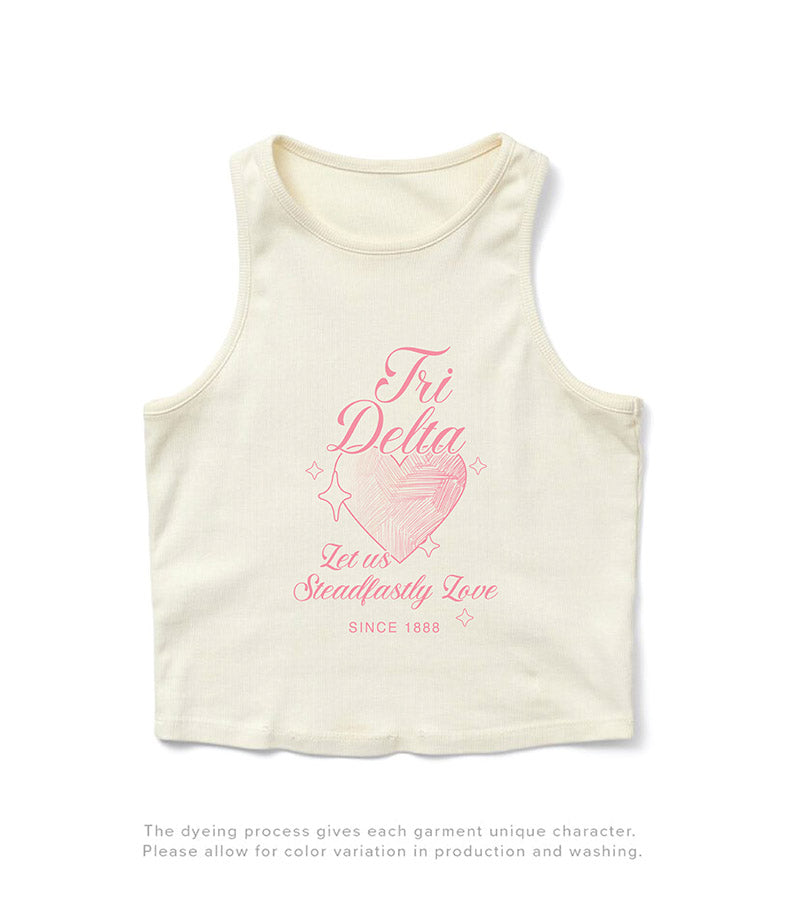 Heart Motto Vanilla Ice Sorority Tank - 2XL