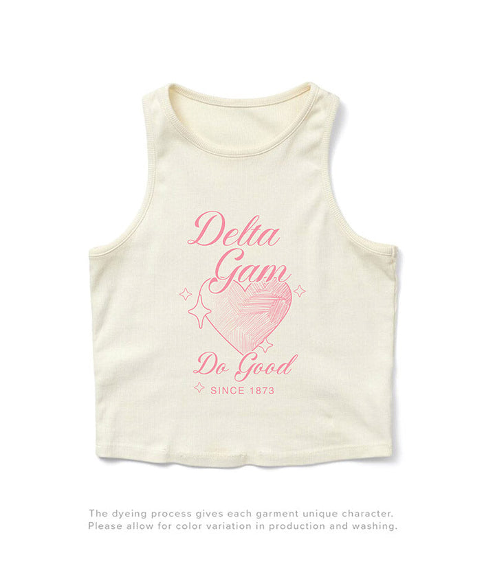 Heart Motto Vanilla Ice Sorority Tank - 2XL