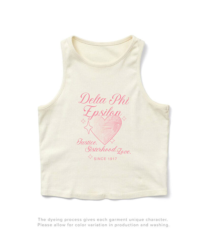 Heart Motto Vanilla Ice Sorority Tank - 2XL