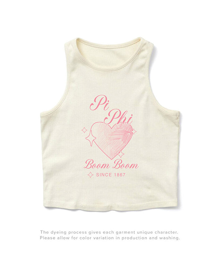 Heart Motto Vanilla Ice Sorority Tank - 2XL