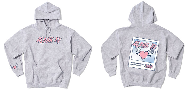 Heart Polaroid Sorority Hoodie