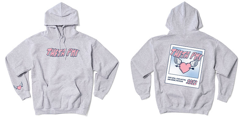 Heart Polaroid Sorority Hoodie