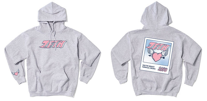 Heart Polaroid Sorority Hoodie - 2XL