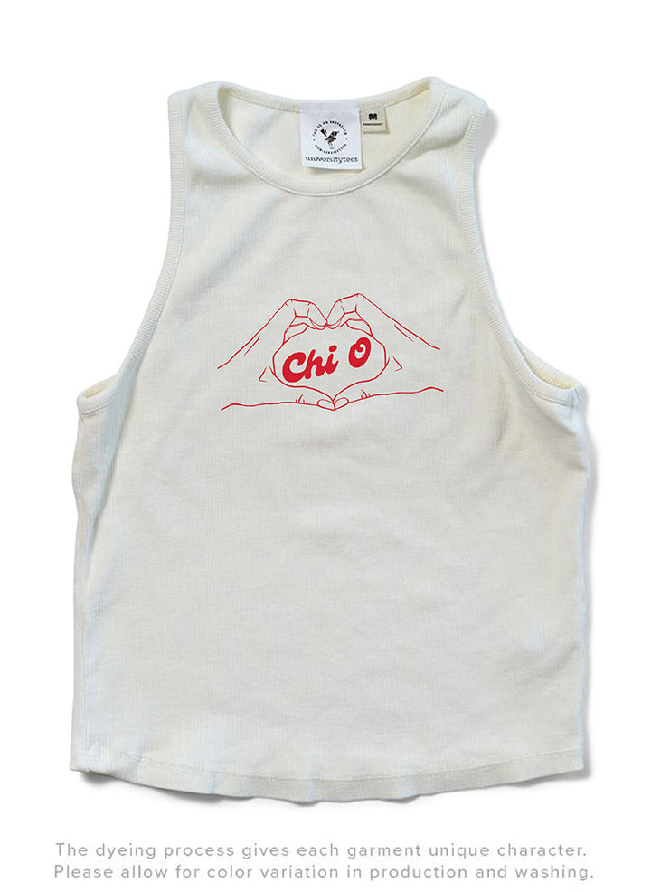 Vanilla Ice Heart Hands Matching Set Sorority Tank