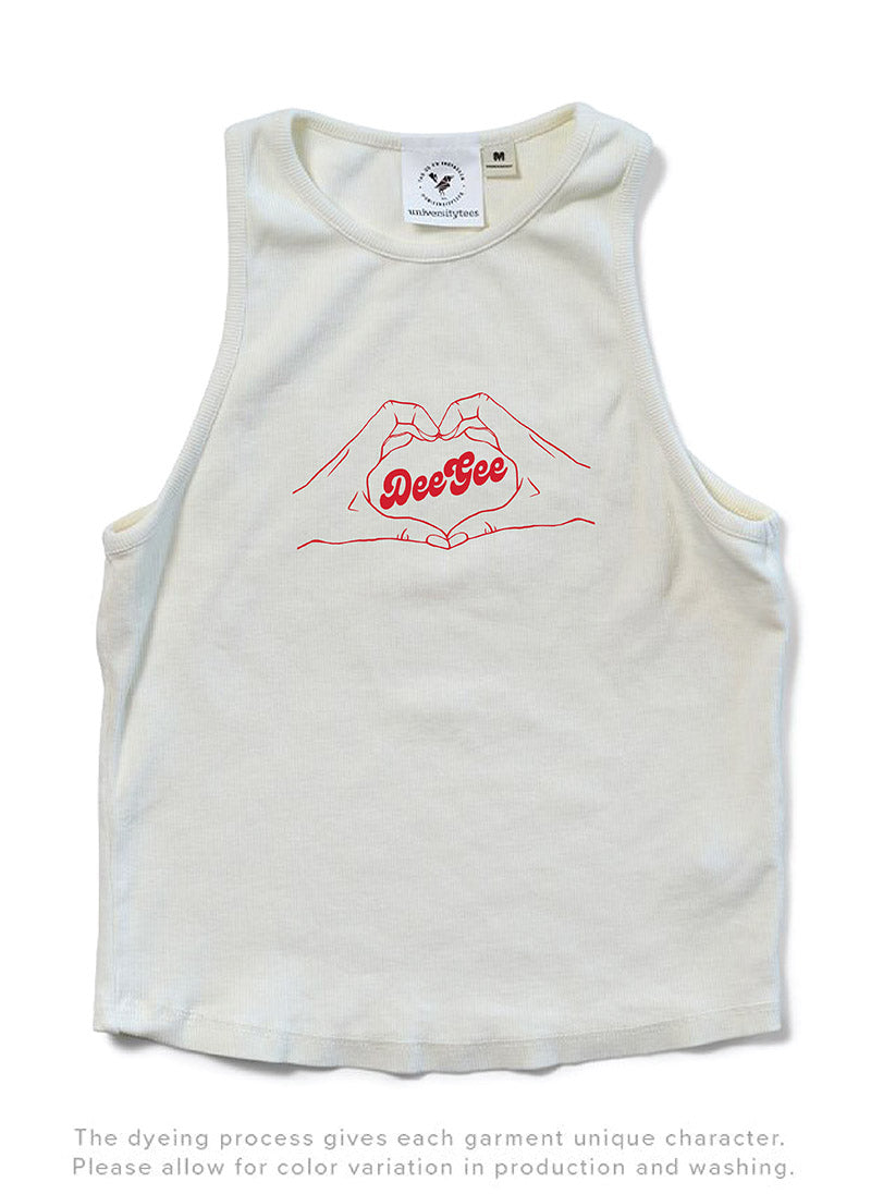 Vanilla Ice Heart Hands Matching Set Sorority Tank