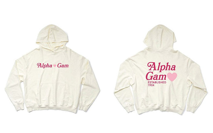 Vanilla Ice Heart Matching Set Sorority Light Weight Hoodie