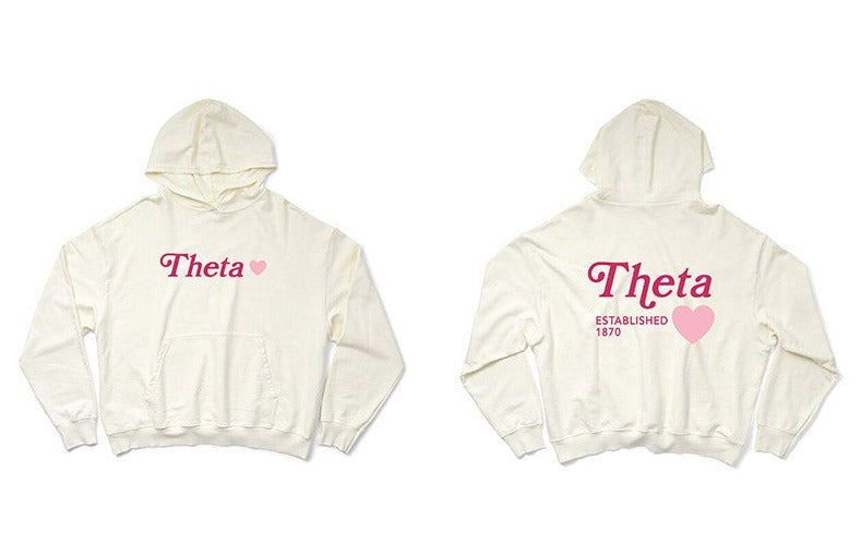 Vanilla Ice Heart Matching Set Sorority Light Weight Hoodie