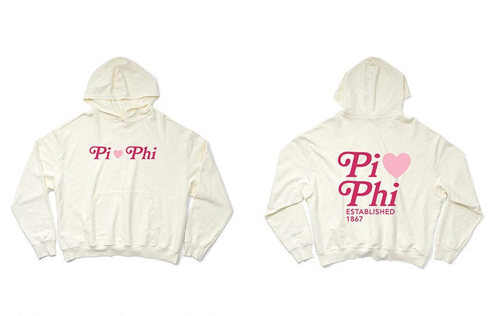 Vanilla Ice Heart Matching Set Sorority Light Weight Hoodie