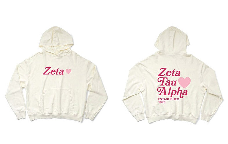 Vanilla Ice Heart Matching Set Sorority Light Weight Hoodie - 2XL