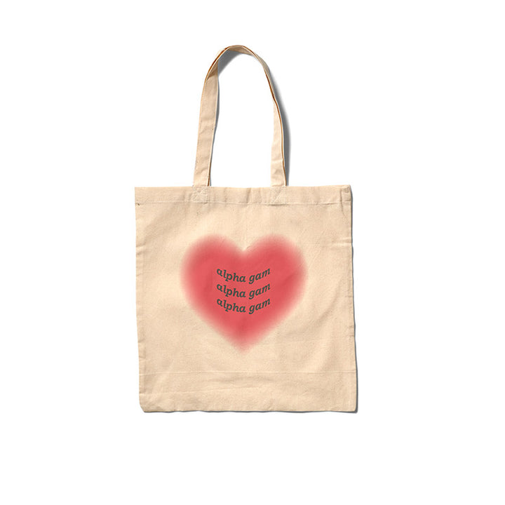 Gradient Heart Tote