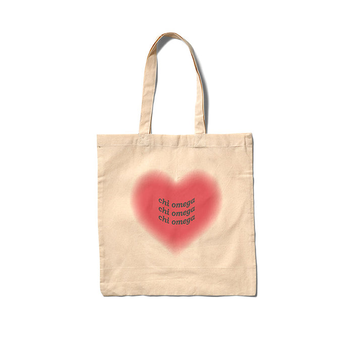 Gradient Heart Tote