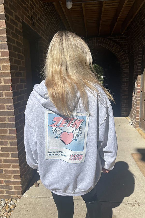 Heart Polaroid Sorority Hoodie