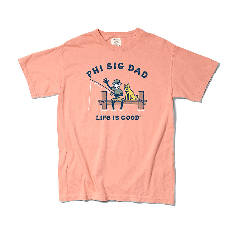 LIFE IS GOOD® Sorority Dad Fishing Tee - 2XL - 3XL